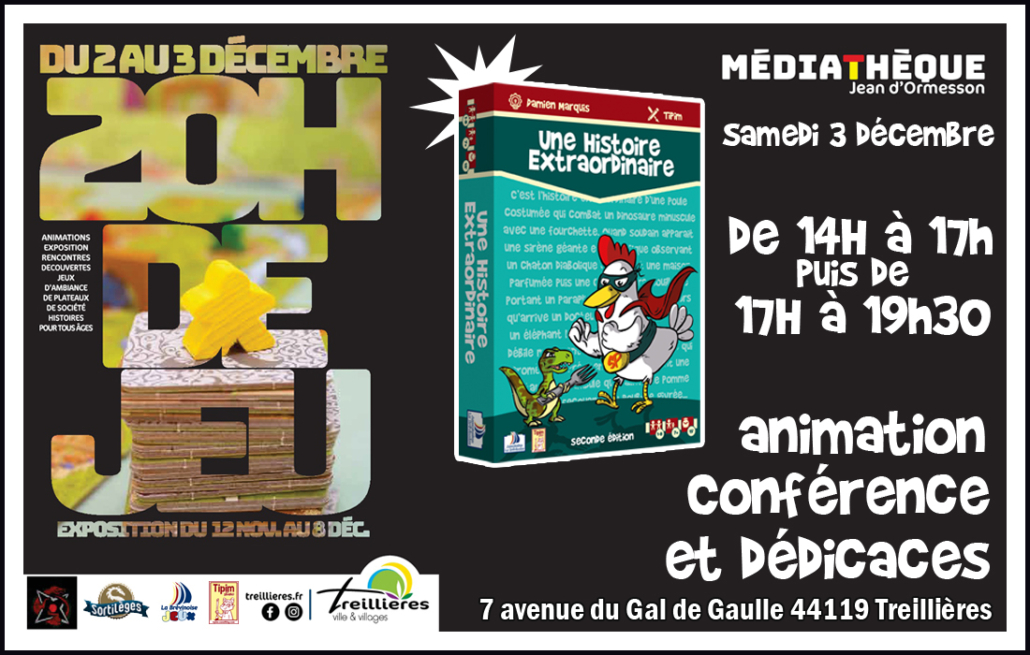 Animation et conférence sur le jeu à la médiathèque de Treillières