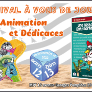 Dédicace au festival a vous de jouer de Quimper