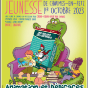 Animation et dédicaces pour le jeu Une Histoire Extraordinaire au salon du livre jeunesse de Chaume en Retz