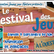 Animation et dédicace pour le festival de sjeux à l'Ouest de Ste Pazanne avec Une Histoire Extraordinaire