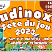 Animation et dédicaces pour le jeu Une Histoire Extraordinaire au salon Ludinoxe de Savenay (44)