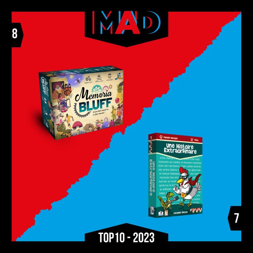 Une Histoire Extraordinaire Top 7 des ventes 2023 de MAD Distribution