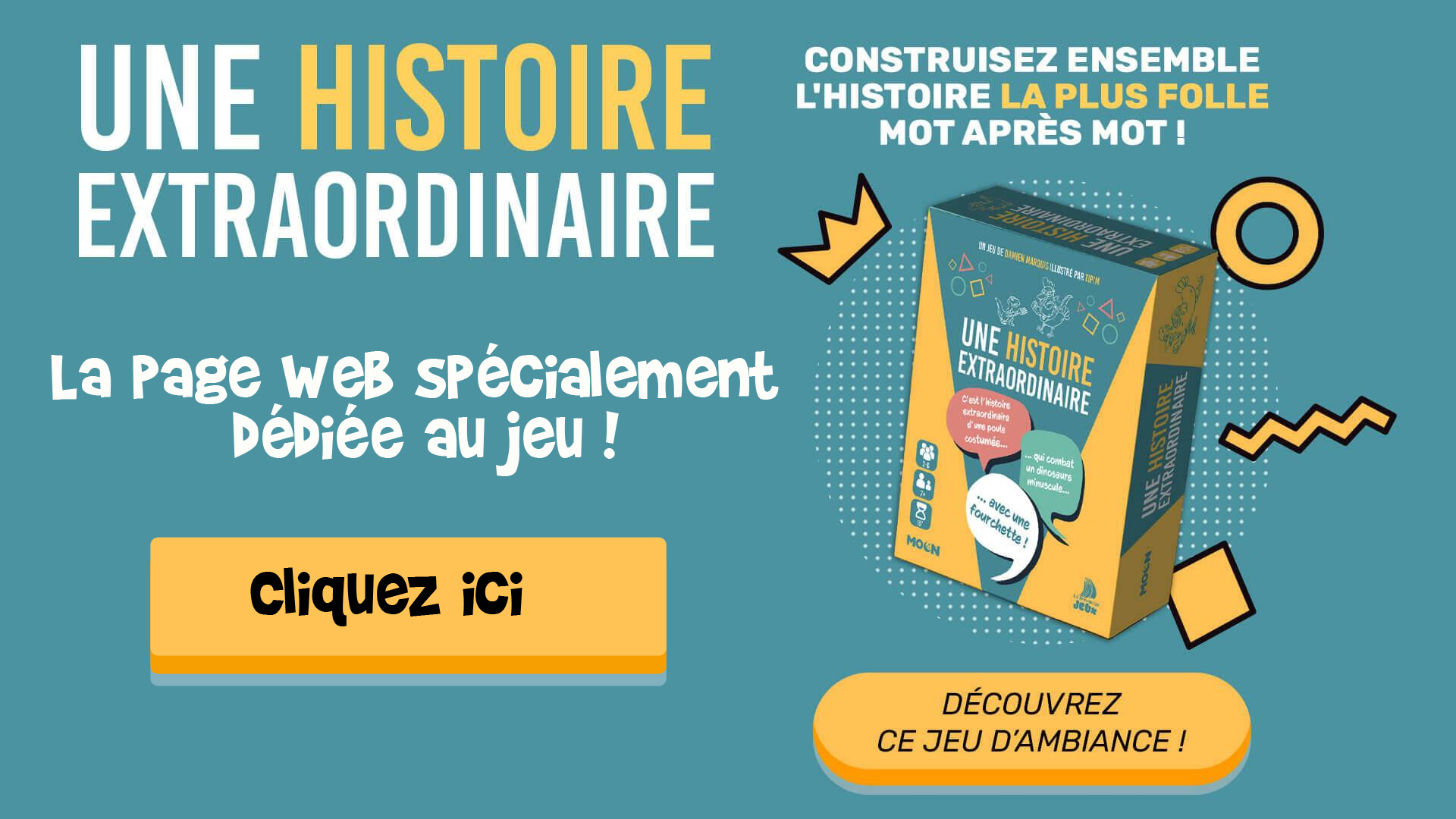 Page web Une Histoire Extraordinaire