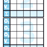 Feuille de scores Surf and Cats
