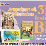 Animation et dédicaces pour les jeux de La Brévinoise Jeux au Festival de Perros Guirec