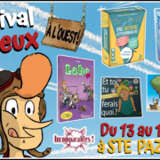 Animations et dédicaces pour les jeux et albums de la Brévinoise Jeux au Festival des Jeux à l'Ouest de Ste Pazanne (44)