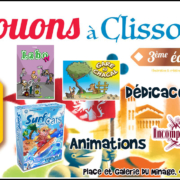 Animation et dédicaces pour les jeux de La Brévinoise Jeux à la fête du jeu de Clisson (44)
