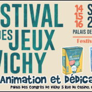 Animation et dédicaces des jeux Une Histoire Extraordinaire et Surf and Cats au festival pro des jeux de Vichy (03)