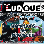Animation et dédicaces des jeux Une Histoire Extraordinaire et Surf and Cats au festival LudOuest de Theix-Noyalo (56)