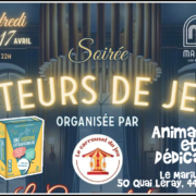 Rencontre avec des auteurs de jeux et présentation de Une Histoire Extraordinaire au Marius à Pornic (44)