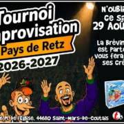 Animation des jeux Une Histoire Extraordinaire, Surf and Cats au Théâtre de Saint Mars de Coutais (44) pour le tournois d'improvisation du pays de Retz