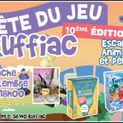 Escape Box, animation et dédicaces à la fête du jeu de Ruffiac